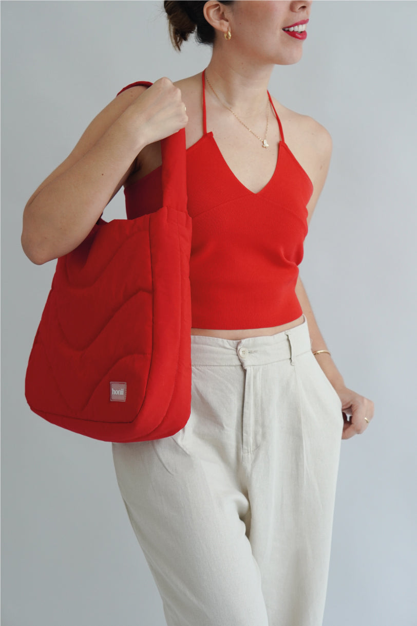 Tote Hope cherry red